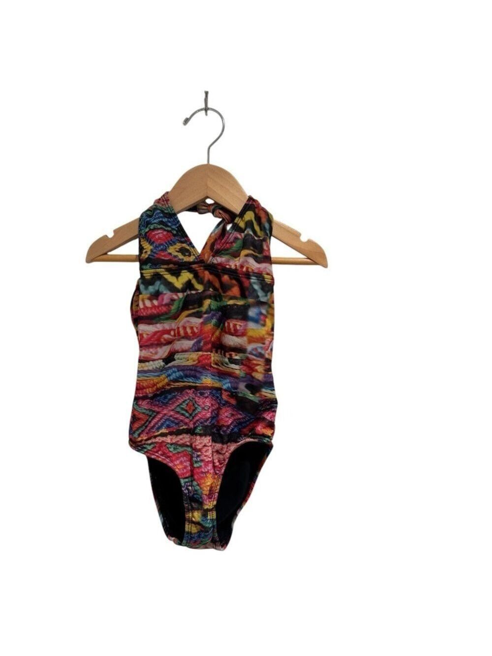 ZARA TEREZ Multicolor Patterned Swimwear One-Piece - size 6